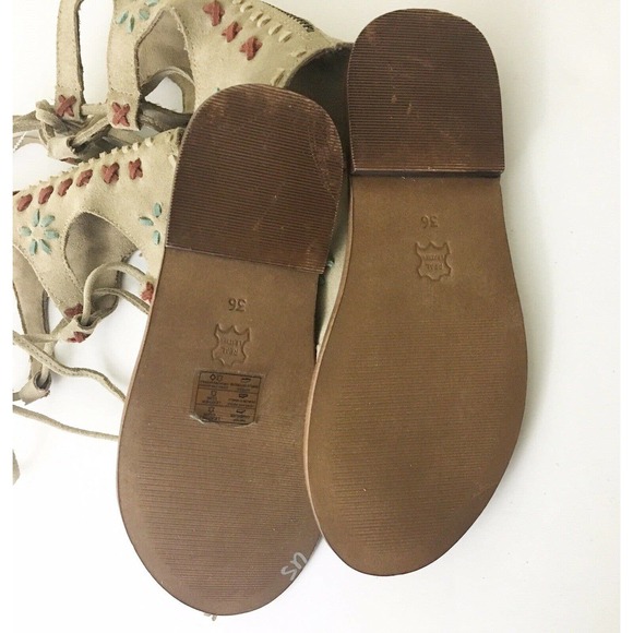 New Musse & Cloud Lace Up Size 6 Gladiator Sandals - Picture 5 of 12
